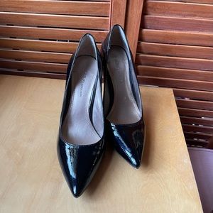 BCBGeneration Black Patent Pumps